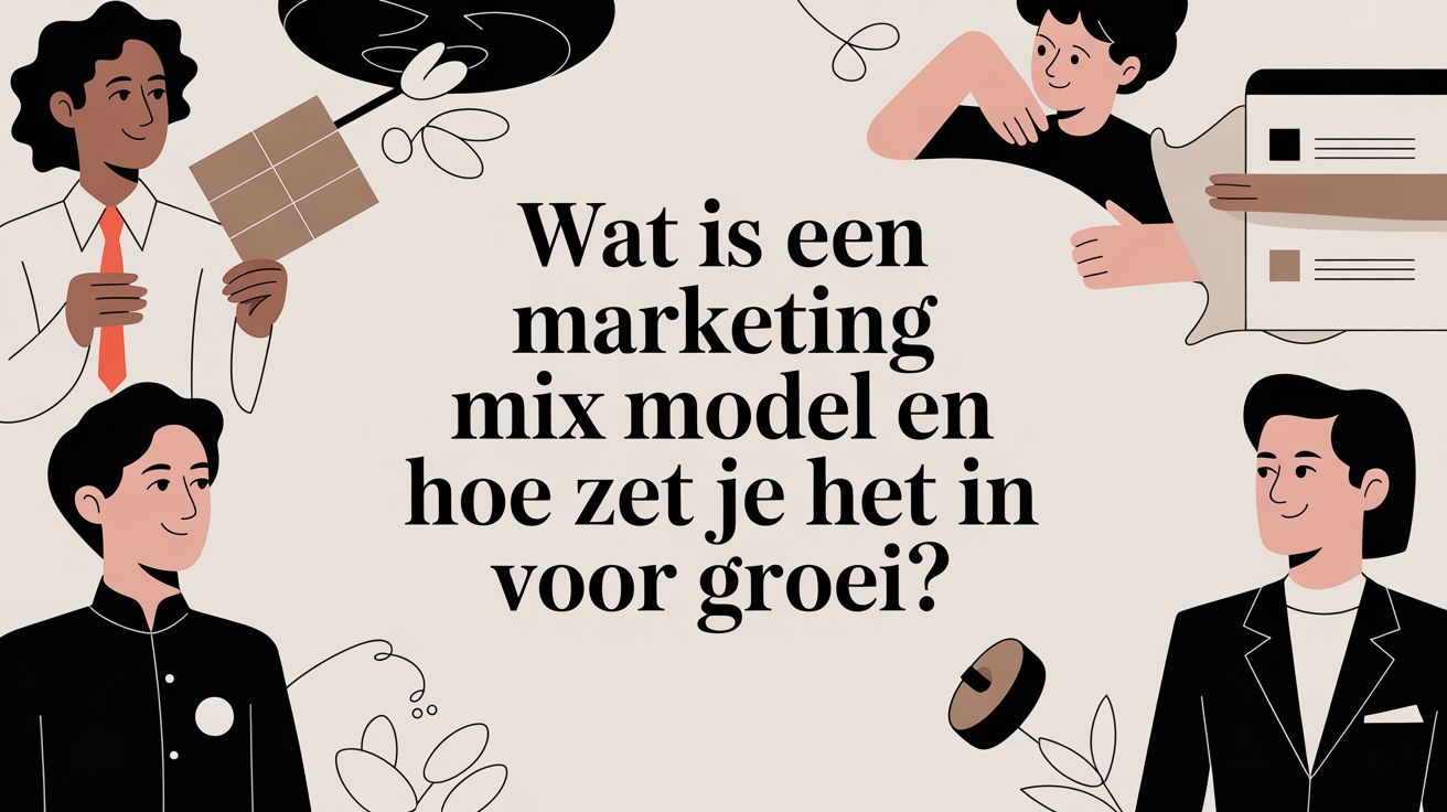 Marketing Mix Model: Jouw gids voor data-gedreven groei [2025]