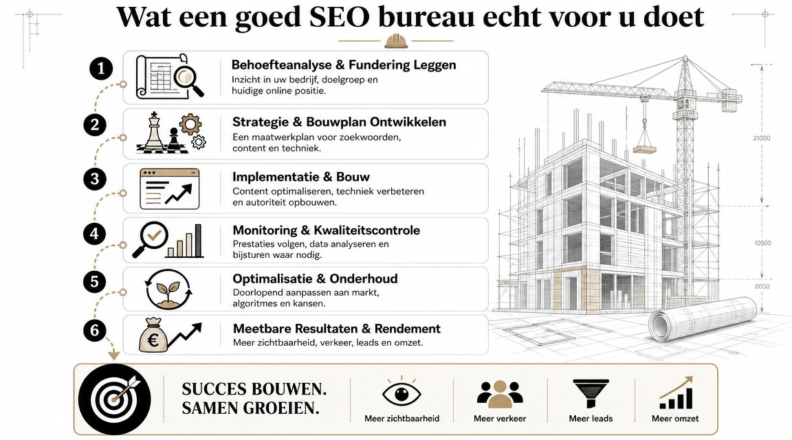 Wat een goed SEO bureau echt voor u doet